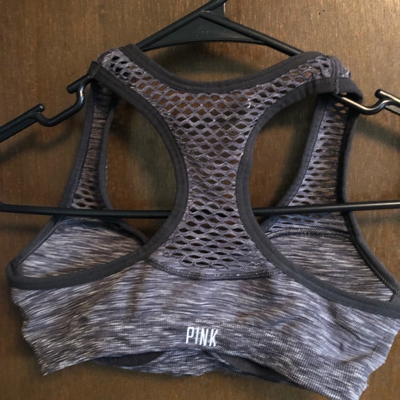 PINK Victoria’s Secret grey padded sports bra. Size XS (AA-B). - Picture 4 of 4